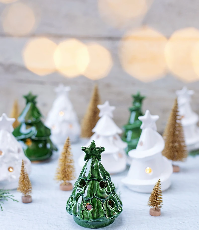 VIETRI Foresta Mini Swirl Tree Figurine