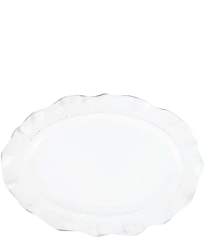 VIETRI Giorno Ash Oval Platter