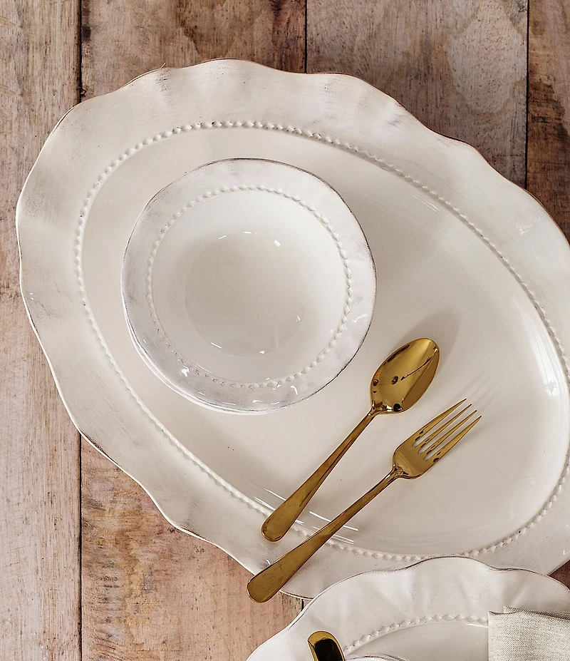 VIETRI Giorno Ash Oval Platter