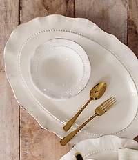 VIETRI Giorno Ash Oval Platter