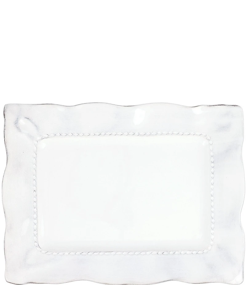 VIETRI Giorno Ash Rectangular Platter