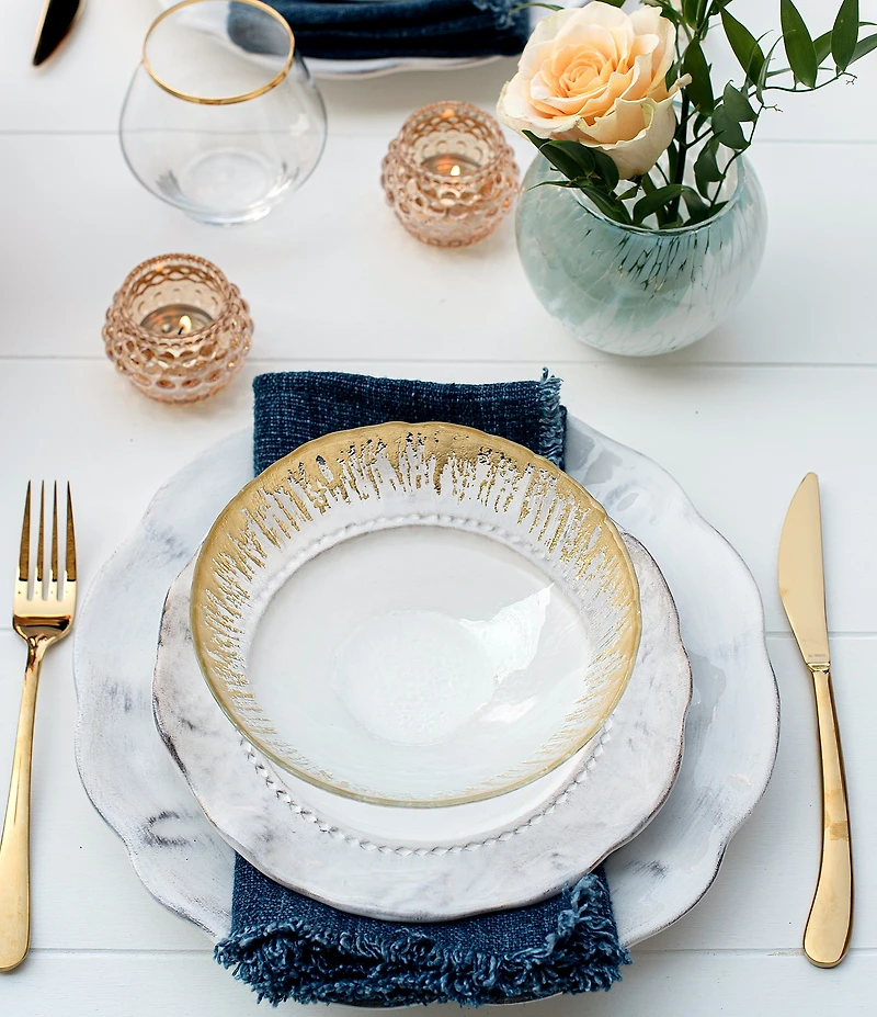 VIETRI Giorno Ash Salad Plate