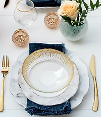 VIETRI Giorno Ash Salad Plate