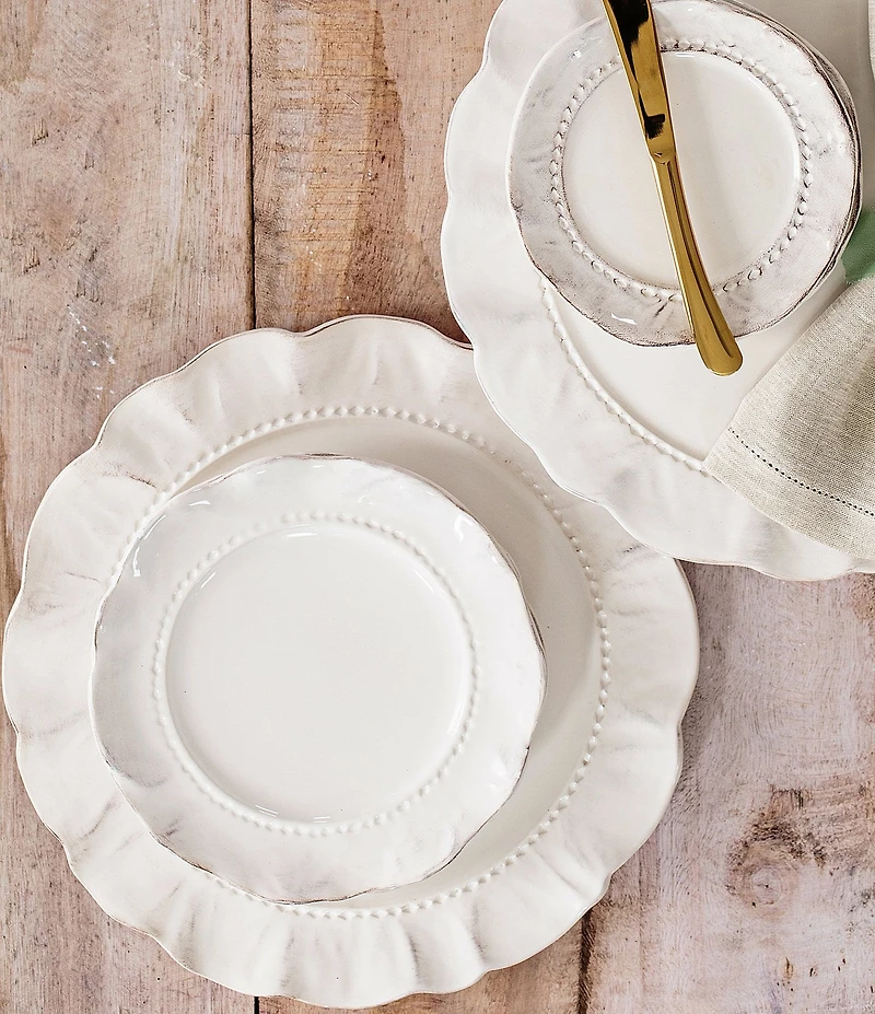 VIETRI Giorno Ash Salad Plate