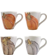 VIETRI Harvest Pumpkins Assorted Mugs