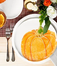 VIETRI Harvest Pumpkins Medium Salad Plate