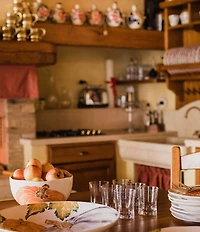 VIETRI Harvest Pumpkins Large Serving Bowl