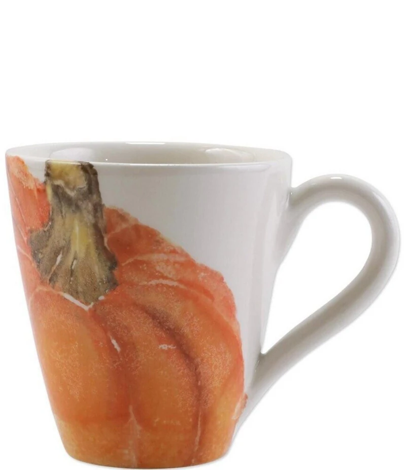 VIETRI Harvest Pumpkins Medium Pumpkin Mug