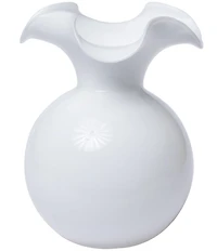 VIETRI Hibiscus Medium Fluted Glass Vase