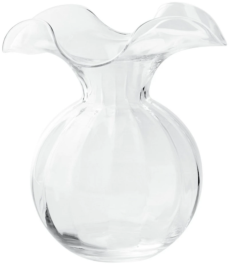 VIETRI Hibiscus Medium Fluted Glass Vase