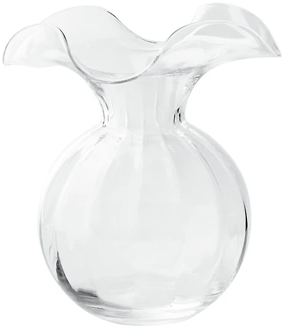VIETRI Hibiscus Medium Fluted Glass Vase