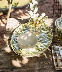 VIETRI Hibiscus Glass Bud Vase
