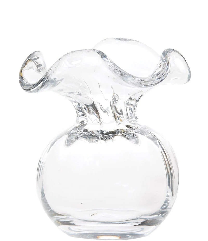 VIETRI Hibiscus Glass Bud Vase