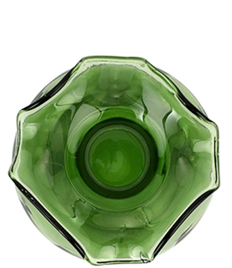 VIETRI Hibiscus Glass Bud Vase
