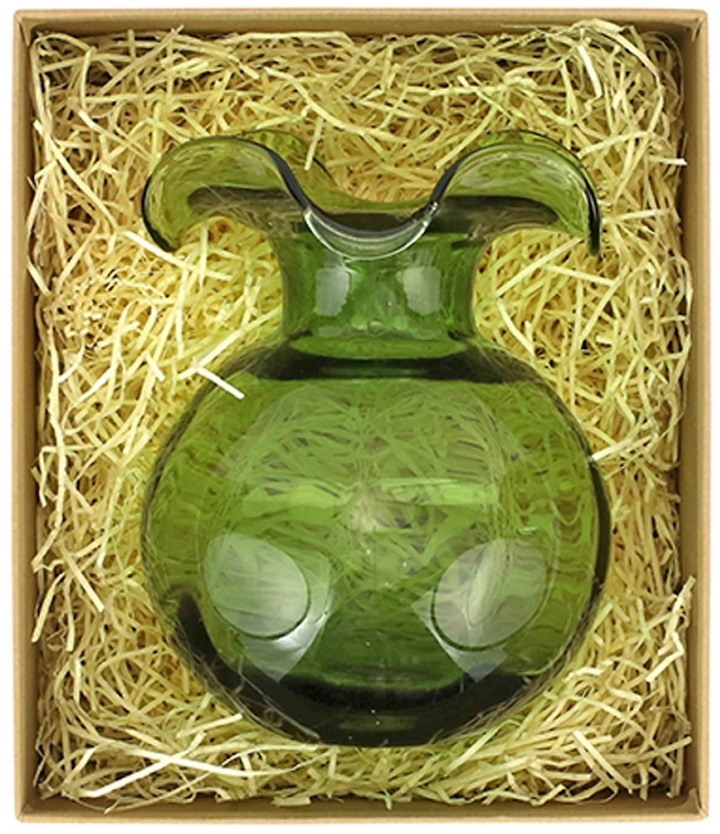 VIETRI Hibiscus Glass Bud Vase