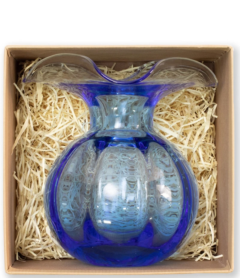 VIETRI Hibiscus Glass Bud Vase