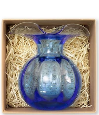 VIETRI Hibiscus Glass Bud Vase