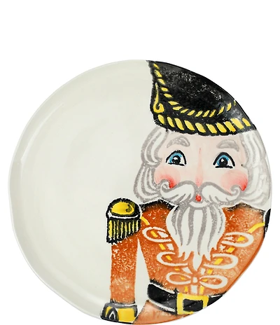 VIETRI Holiday Nutcrackers Dinner Plate