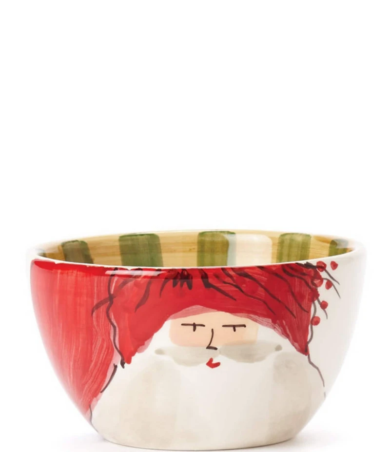 VIETRI Holiday Old St. Nicks Cereal Bowl