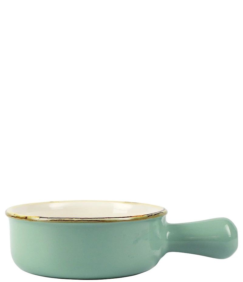 Vietri Italian Baker Small Round Baker with Large Handle