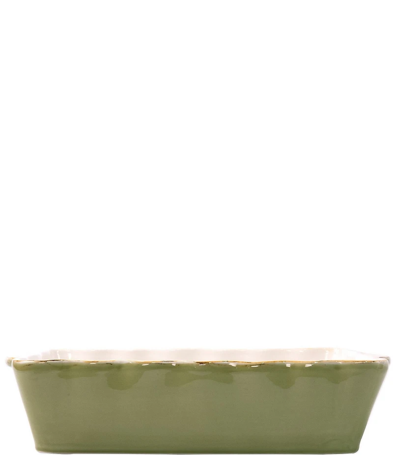 VIETRI Italian Bakers Aqua Large Rectangular Baking Dish