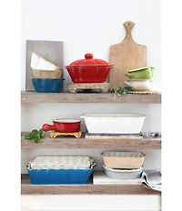VIETRI Italian Bakers Small Handled Round Baker