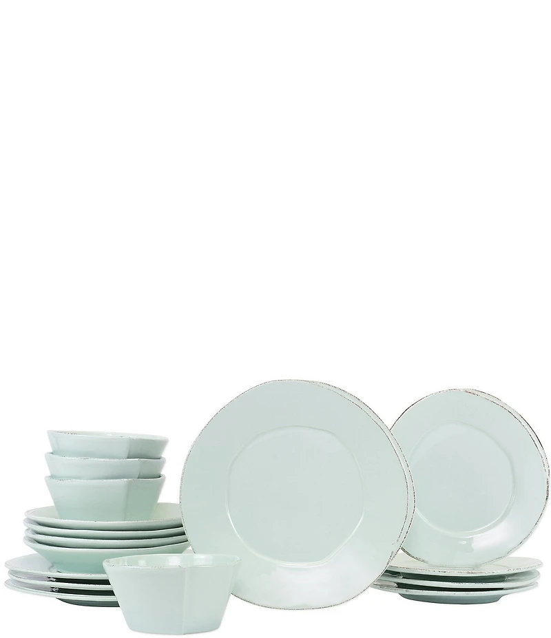 VIETRI Lastra Collection 16-Piece Dinnerware Set