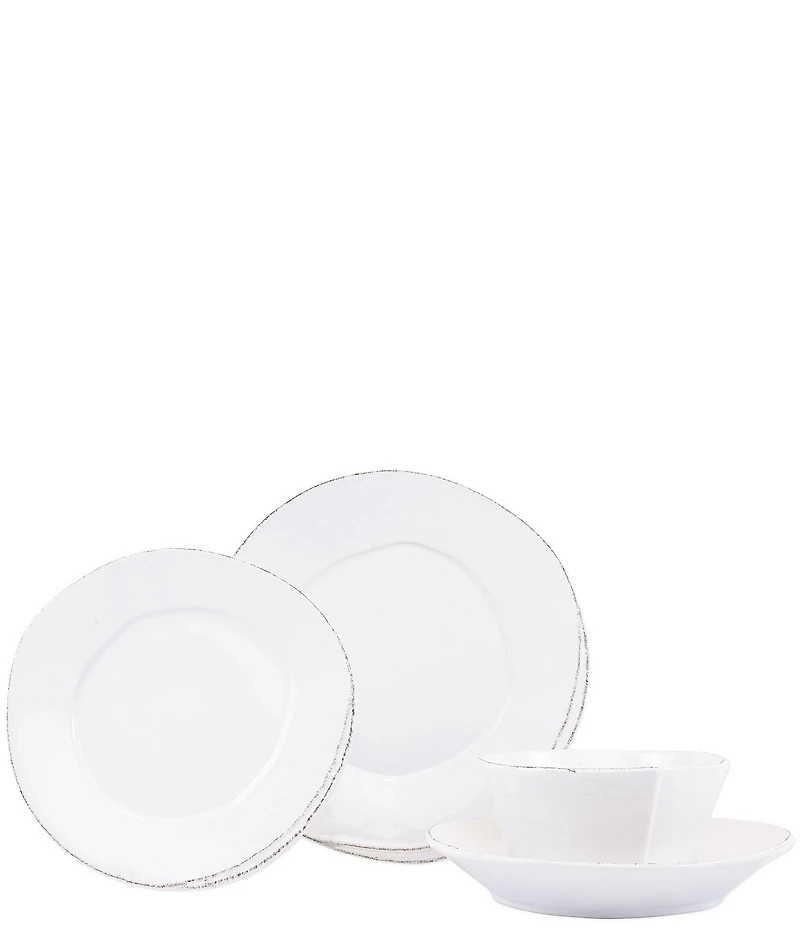 VIETRI Lastra Collection 4-Piece Place Setting