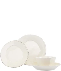 VIETRI Lastra Collection 4-Piece Place Setting