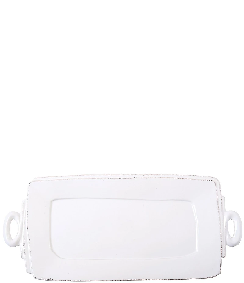 VIETRI Lastra Handled Rectangular Platter