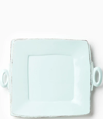 VIETRI Lastra Handled Square Platter