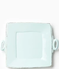 VIETRI Lastra Handled Square Platter