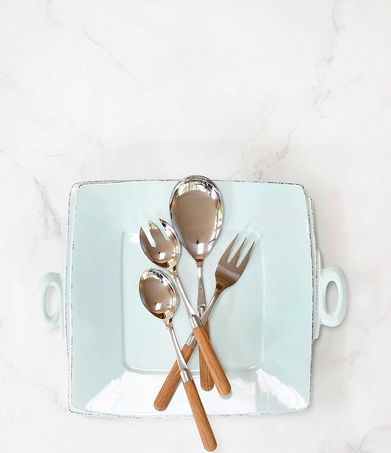 VIETRI Lastra Handled Square Platter