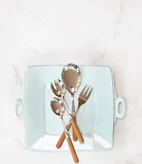 VIETRI Lastra Handled Square Platter