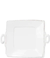 VIETRI Lastra Handled Square Platter