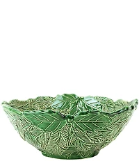VIETRI Lastra Holiday Green Figural Medium Bowl