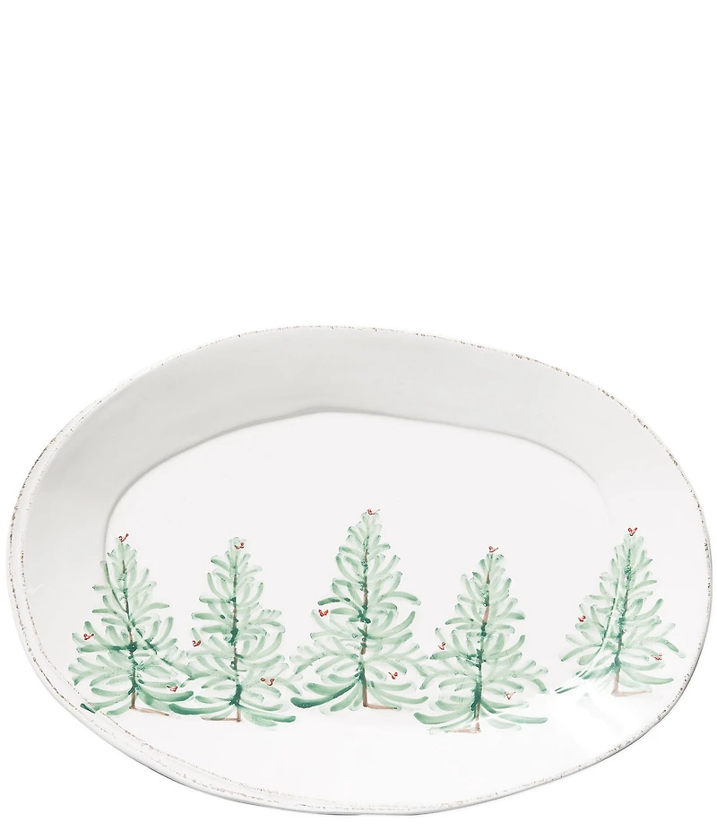 VIETRI Lastra Holiday Large Oval Platter