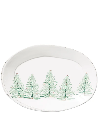 VIETRI Lastra Holiday Large Oval Platter