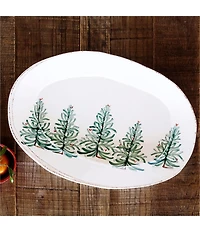 VIETRI Lastra Holiday Large Oval Platter