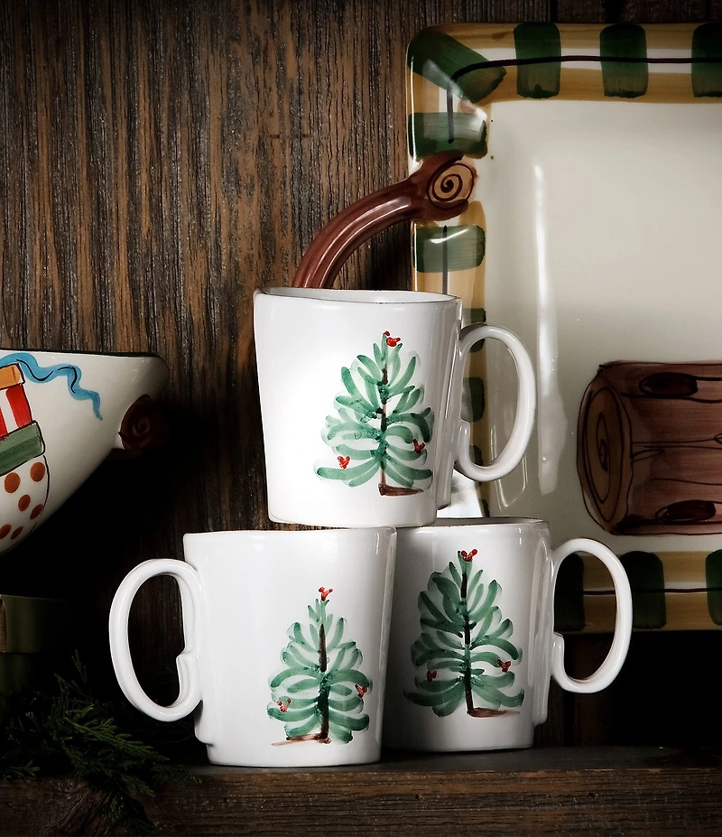 VIETRI Lastra Holiday Mug