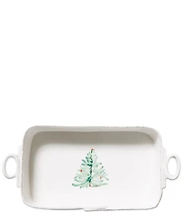 VIETRI Lastra Holiday Rectangular Baker Dish