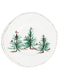 VIETRI Lastra Holiday Round Ornament