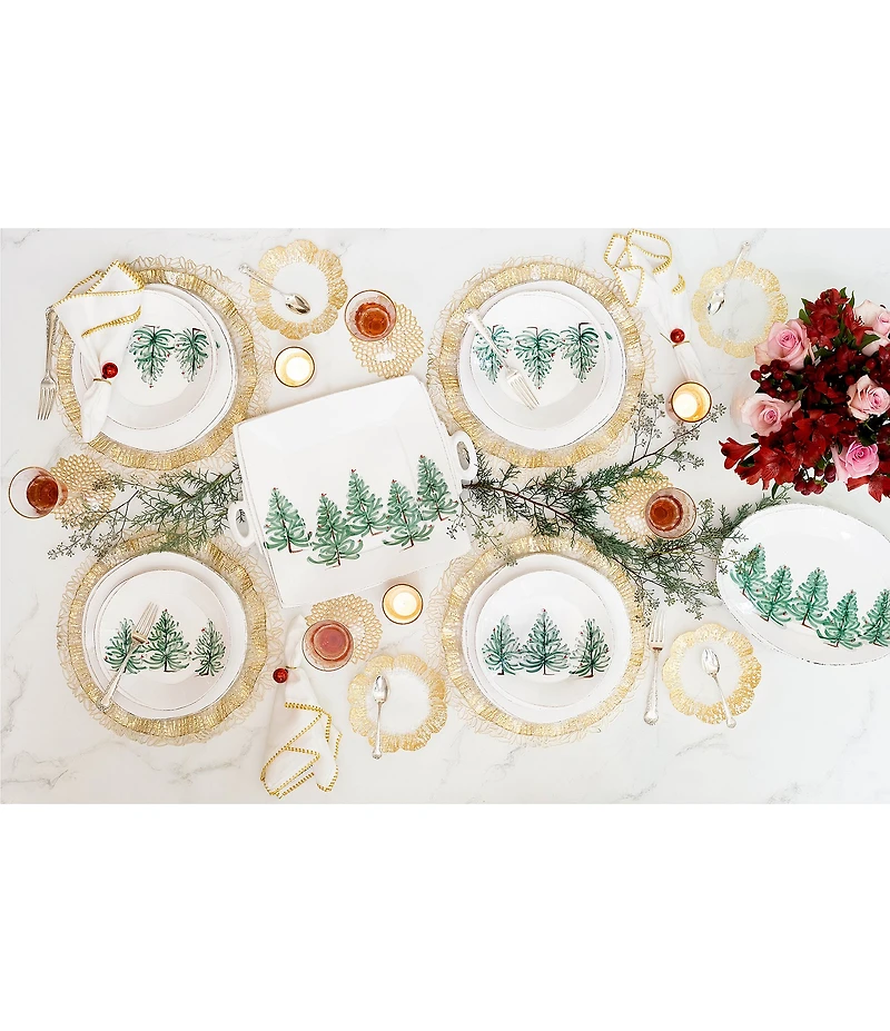 VIETRI Lastra Holiday Small Oval Platter