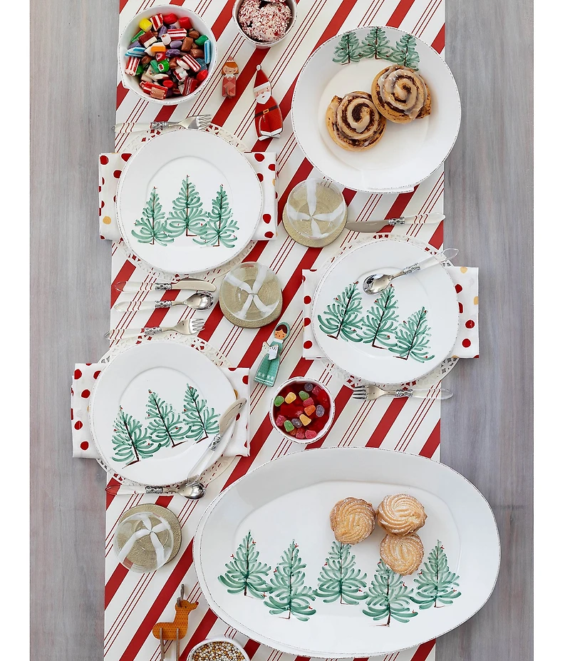 VIETRI Lastra Holiday Small Oval Platter