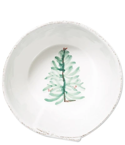 VIETRI Lastra Holiday Stacking Cereal Bowl
