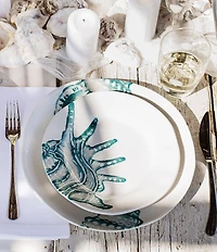 VIETRI Lido Aqua Dinner Plate