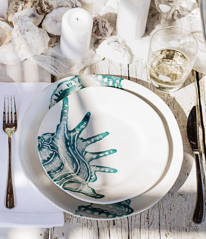 VIETRI Lido Aqua Salad Plate