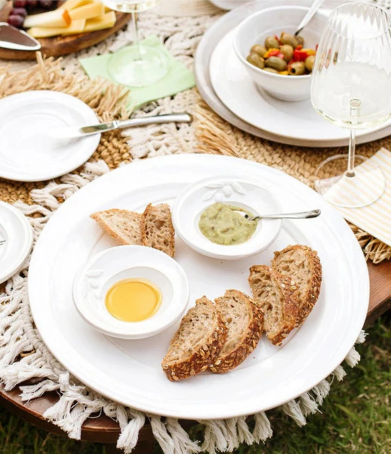 VIETRI Luna Round Platter