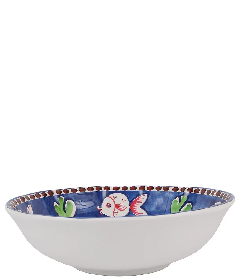 VIETRI Melamine Campagna Gallina Print Large Serving Bowl
