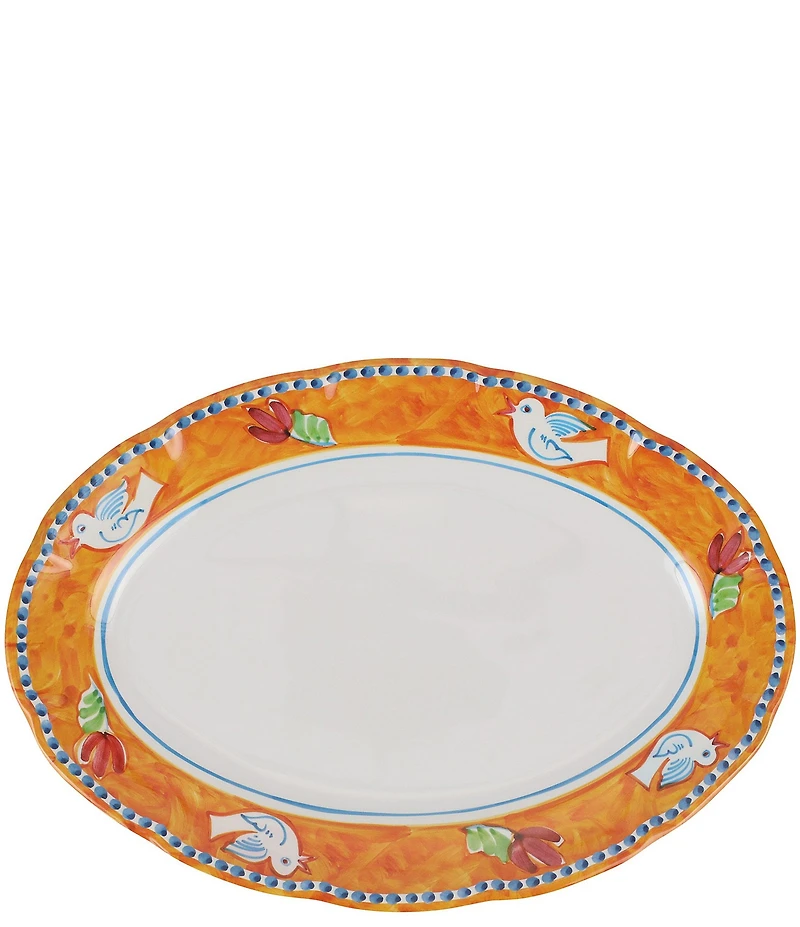 VIETRI Melamine Campagna Oval Platter